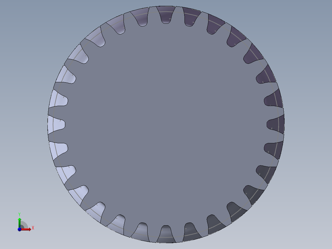 齿轮建模 SW21 wuqi5260前视图