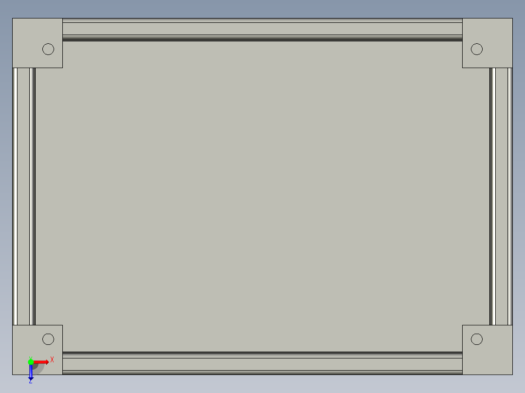 便于检测密封性的气密机俯视图
