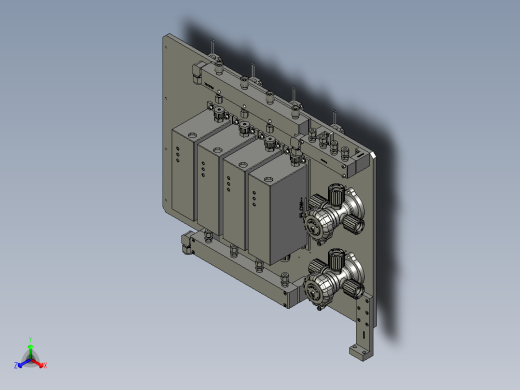 76071376-药液阀安装板组件