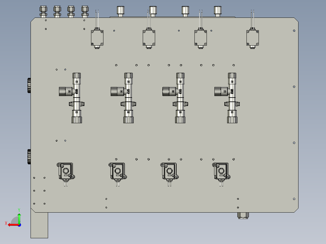 76071376-药液阀安装板组件后视图