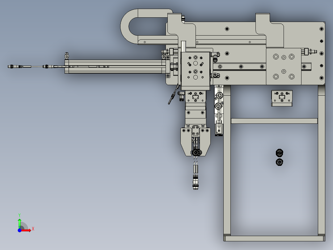 S2202110110000转轴移栽至压装位前视图