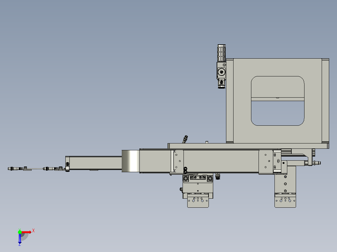 S2202110110000转轴移栽至压装位俯视图