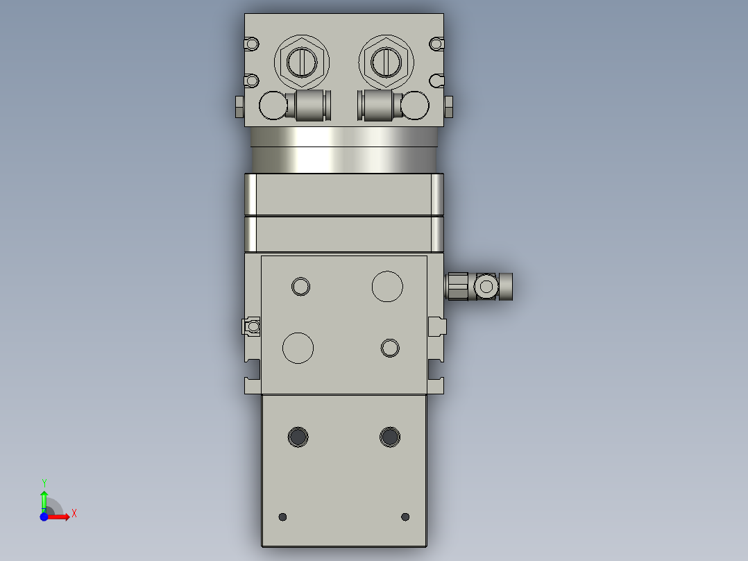 BBBB-上盖组件手抓前视图