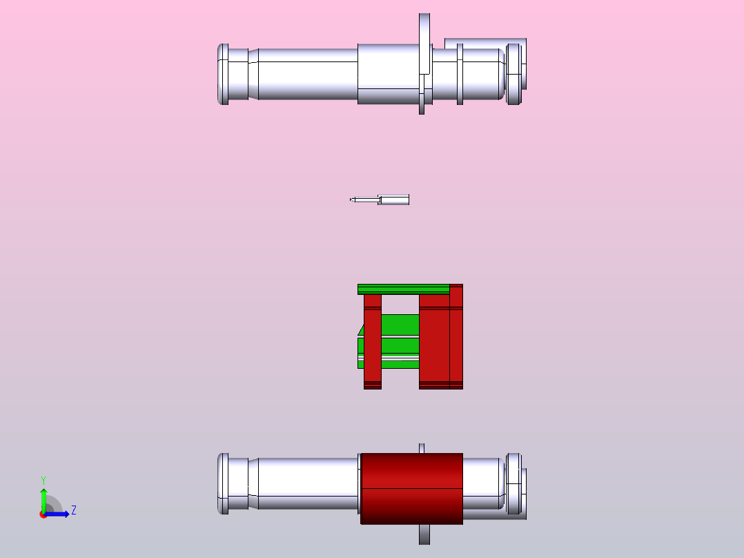 17 冲压模具 (72)左视图