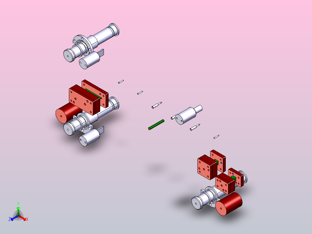 17 冲压模具 (72)正等轴测图