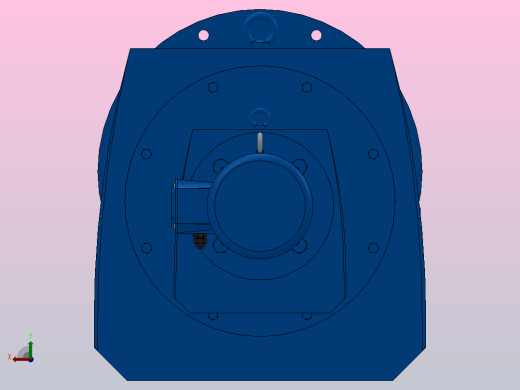 RF167R97法兰轴伸式组合型斜齿轮减速机RF167R97-Y2.2-4P-100-M1-0°-Φ660后视缩略图