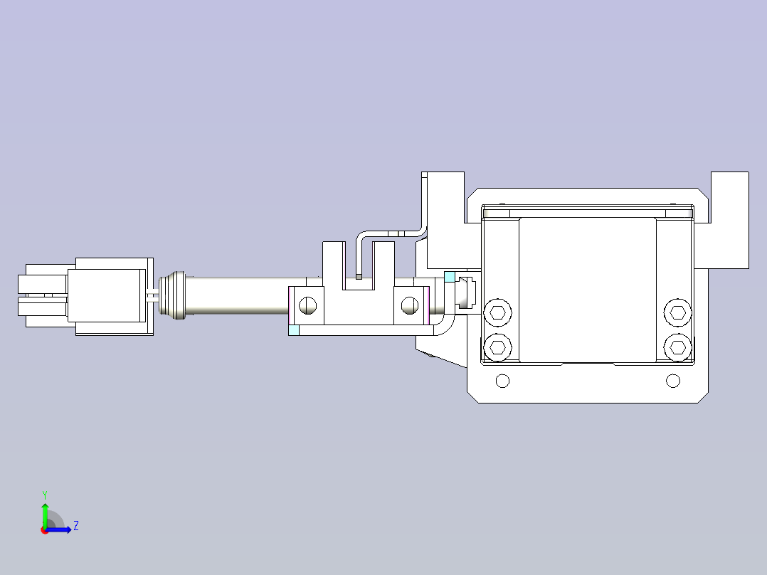 KK40-200A1-F0带MSMD012G1A电机左视图
