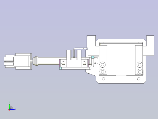 KK40-200A1-F0带MSMD012G1A电机左视缩略图