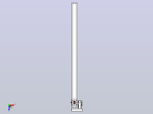 滚珠丝杠直线轴带导轨全封闭TPA-HCR-65S-1610C-L1100-MR-Y-P10-N3俯视缩略图