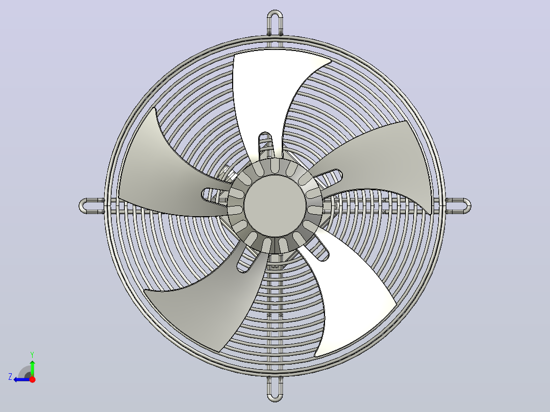 TX.A4E-300B-5DMTE00型外转子风机[TX.A4E-300B-5DMTE00]右视图