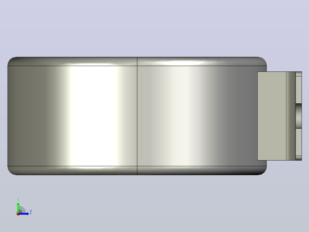 LM-0.5 400～600电流互感器三维模型202012左视图
