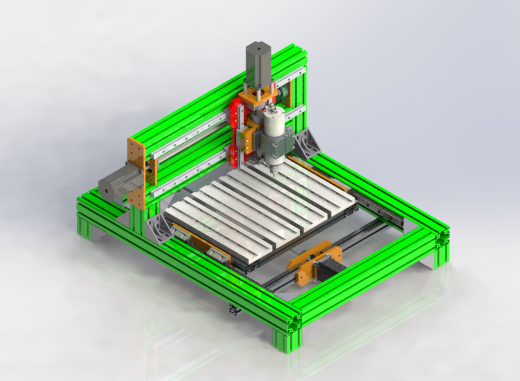 CNC Rounter-500X500X100铝缩略图