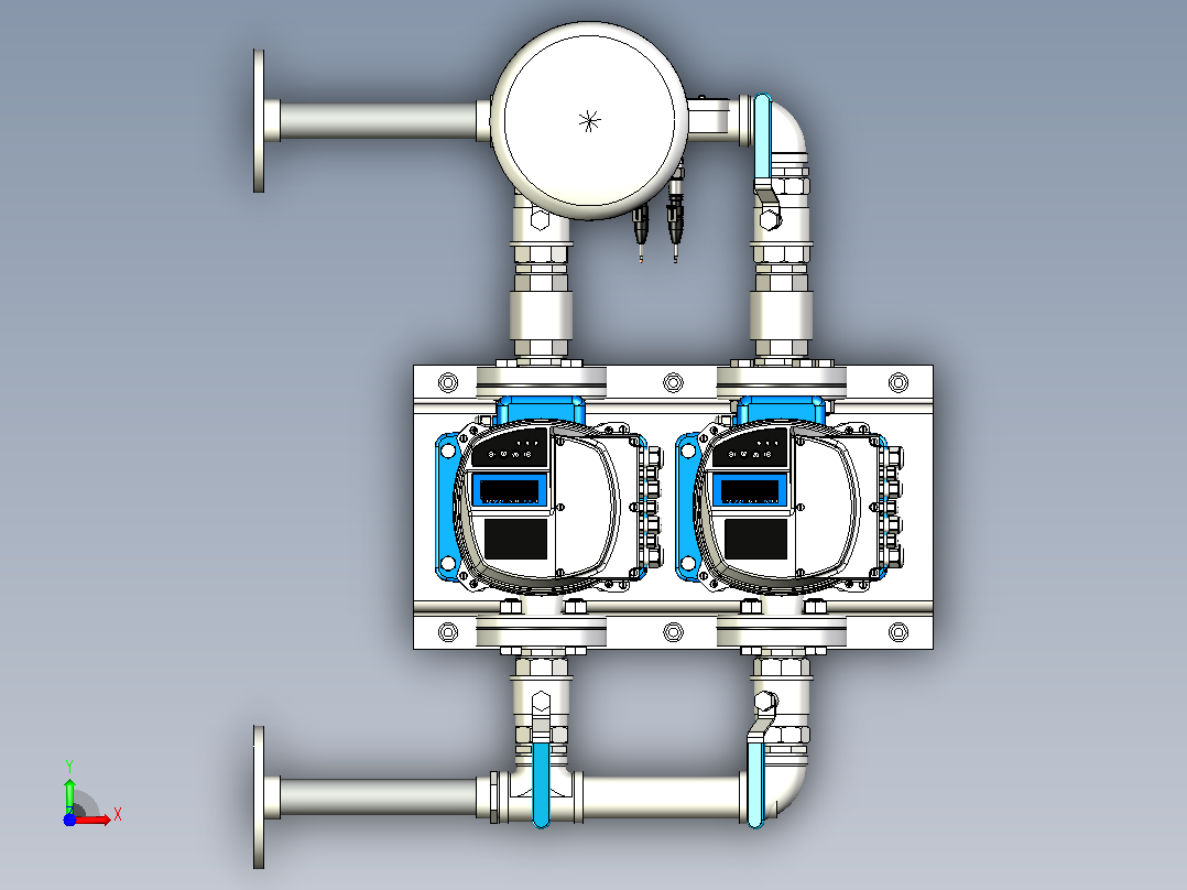 水泵10sv-lowara-pumpset-1 1 STP前视图