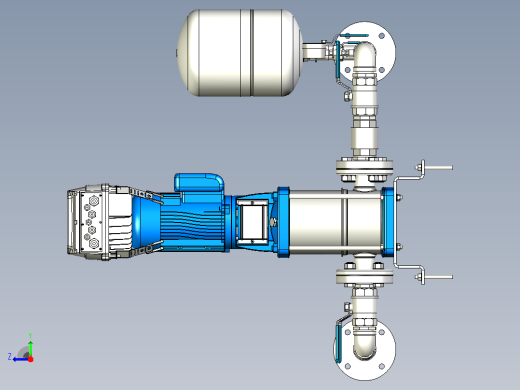 水泵10sv-lowara-pumpset-1 1 STP右视缩略图