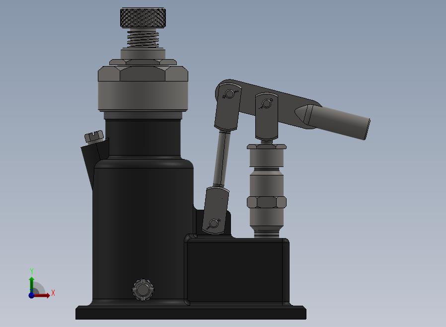 A47-液压千斤顶前视图