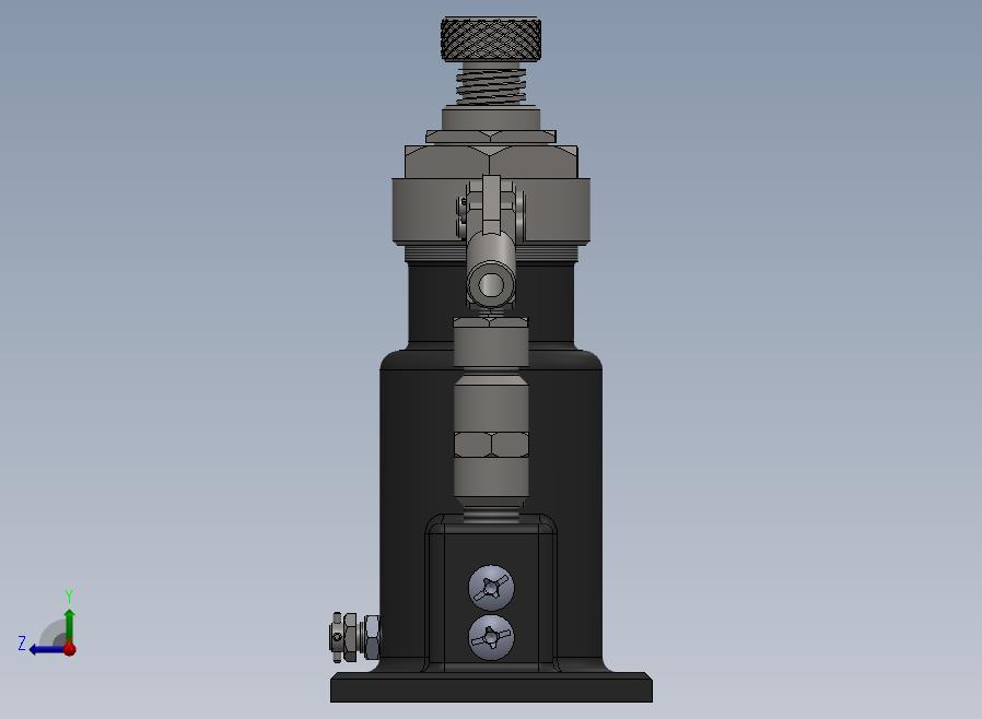 A47-液压千斤顶右视图
