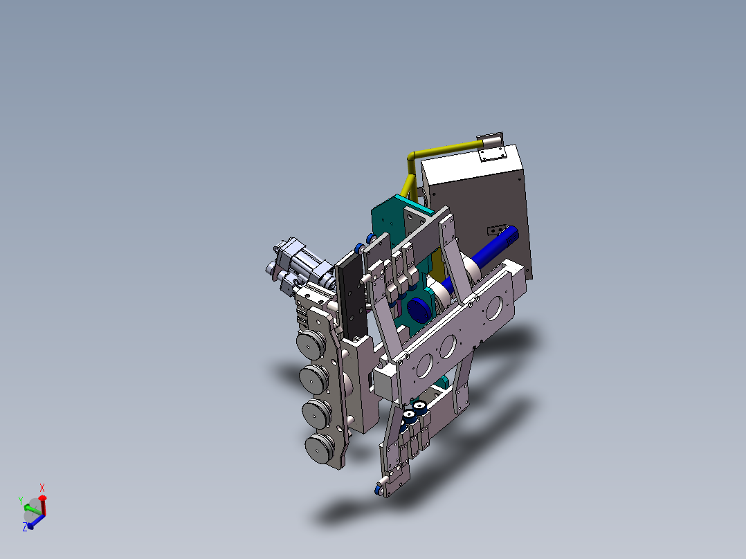 100KG重物拾取工装设计