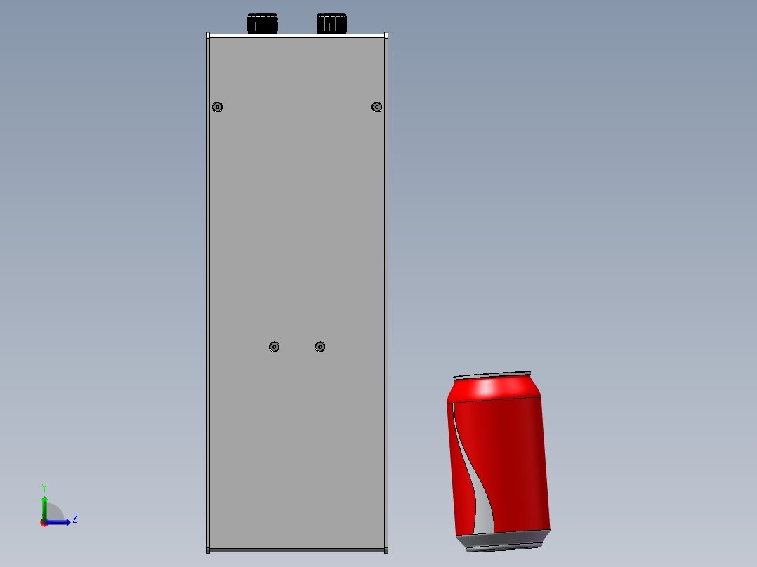 空气净化器左视图