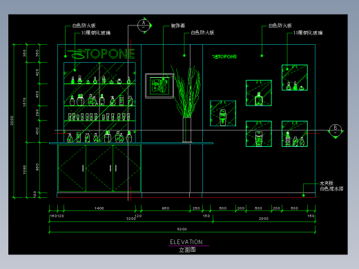 建筑图库工装四-FH04260A