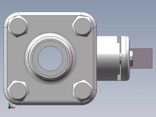 球阀装配图前视缩略图