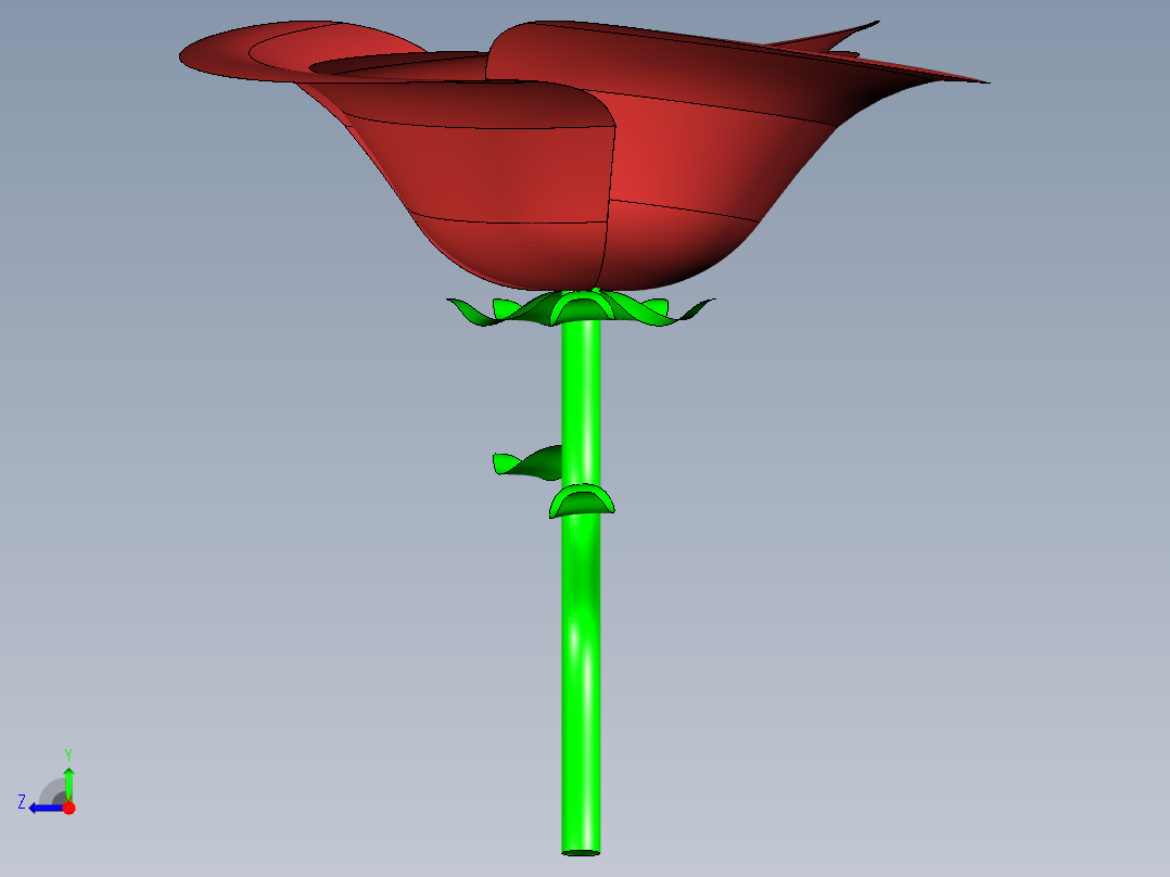 玫瑰 - 副本右视图