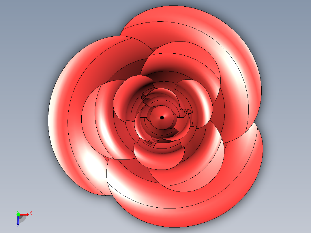 玫瑰 - 副本俯视图