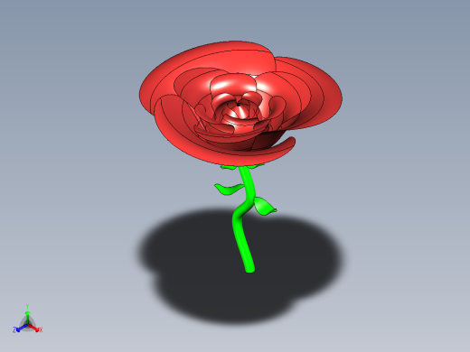 玫瑰 - 副本正等轴测缩略图