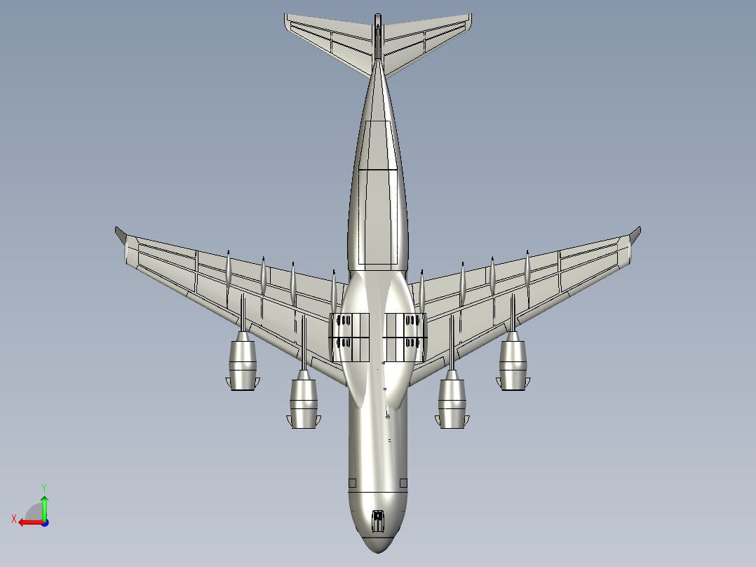 C-17运输机后视图
