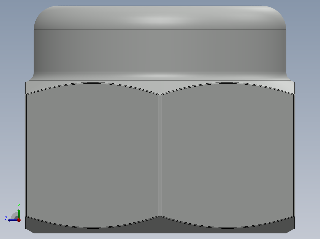 紧固件-0.7500 Lock Nut右视图