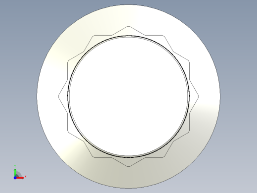 法兰头螺钉-5-16in-24 7-8long 12-point screws.x_t前视缩略图