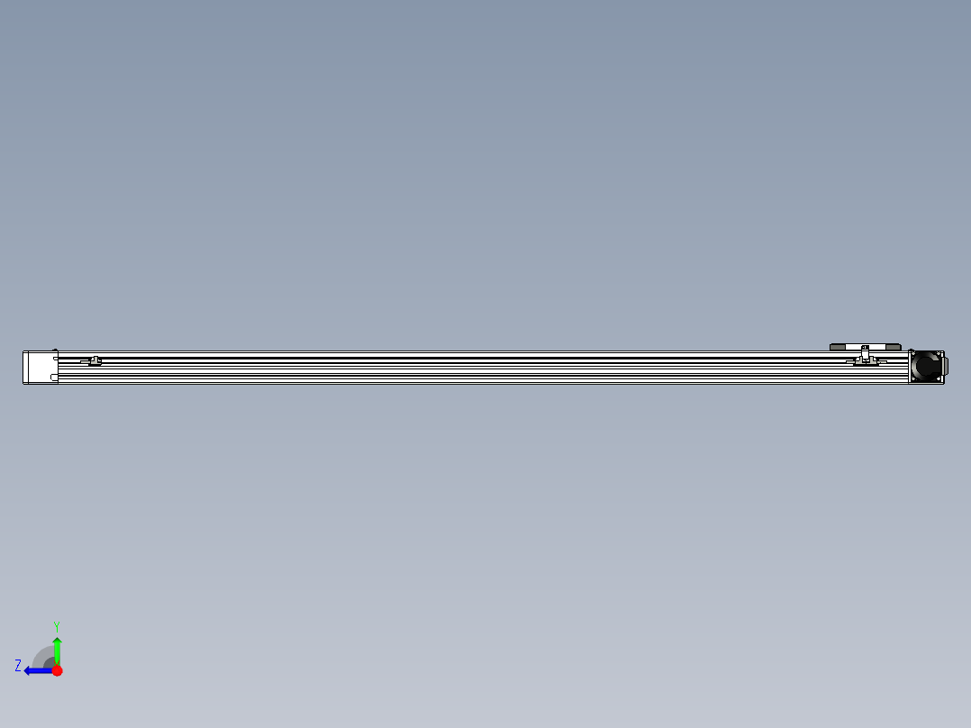同步带滑台-欧规BC6-L120-S1500-R-P40-D3右视图