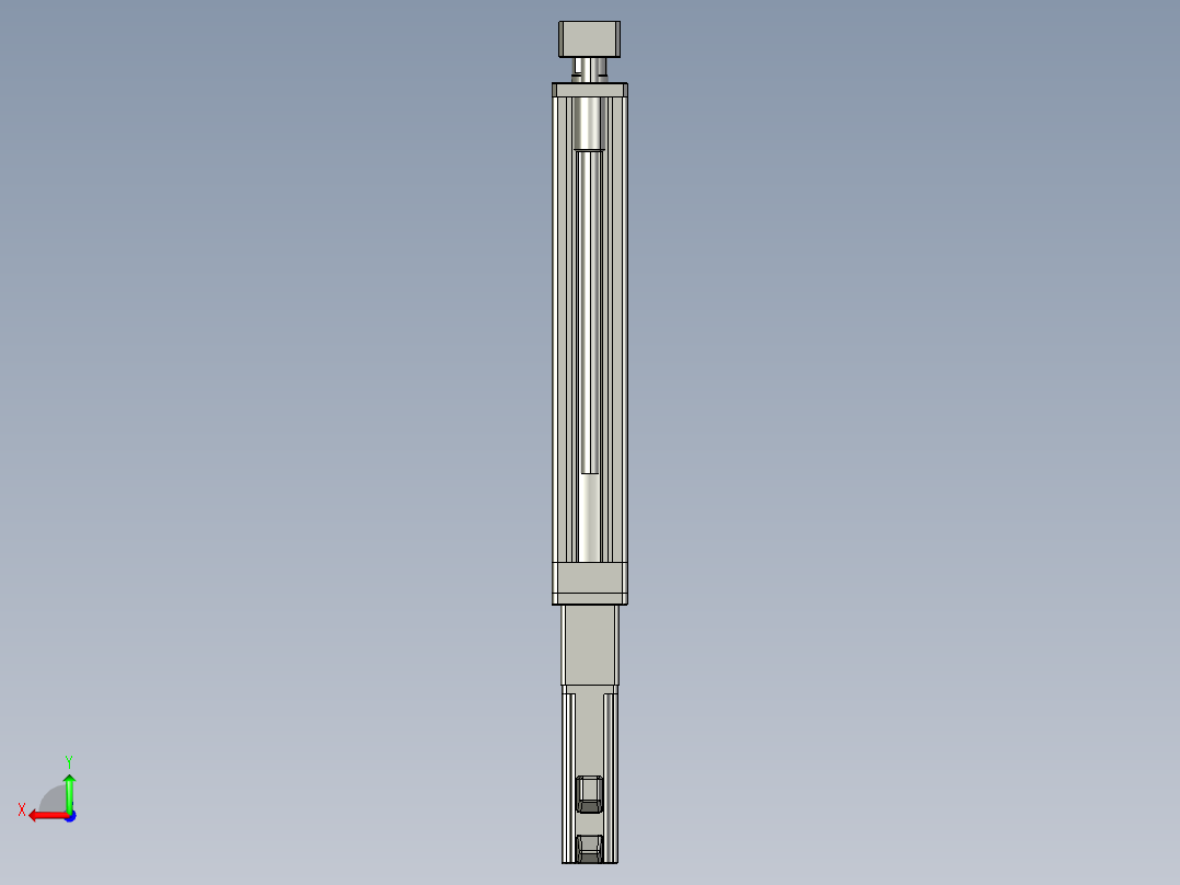12VZ电动缸-VZ5D-S200-BC后视图