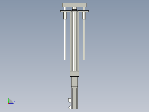 12VZ电动缸-VZ5D-S200-BC左视缩略图