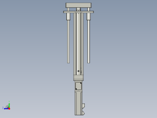 12VZ电动缸-VZ5D-S200-BC右视缩略图