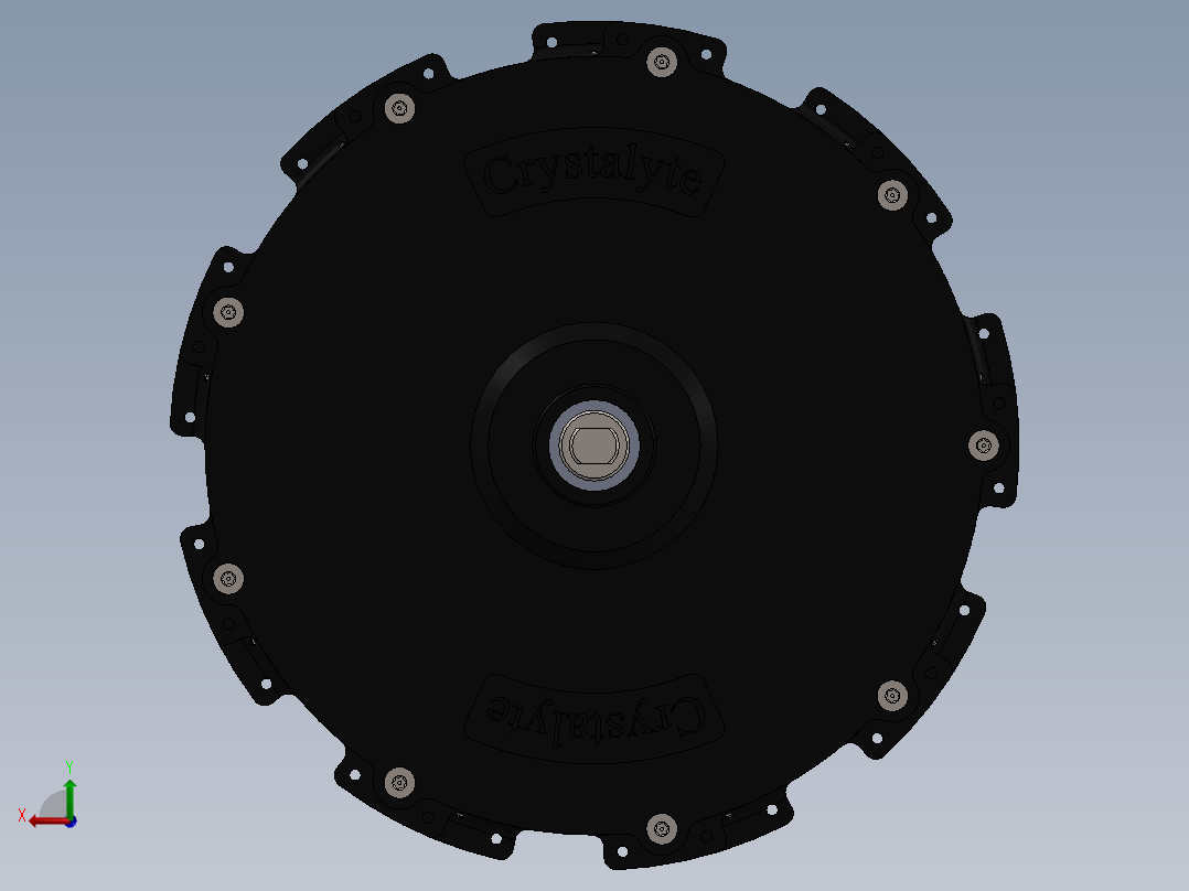 自行车 - 电动轮毂电机 - Crystalyte TC40100--SW IGS STP后视图