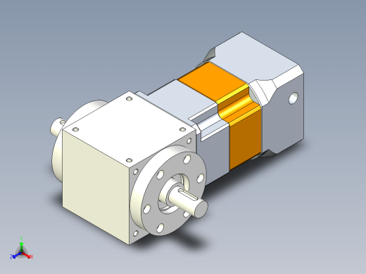 换向器PW90双轴 PGH90-L2 19-80-100-M6.stp