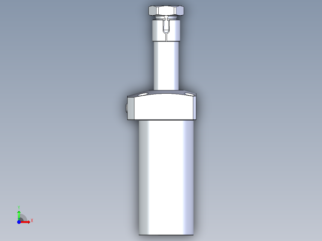KOSMEKLHA0550-GR-Q35多系列多零件图纸模型前视图