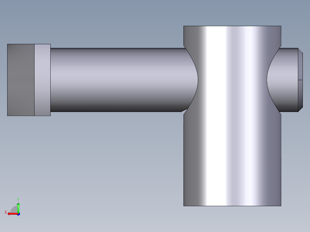 型材-BR 8-8 90_QUICK CONNECTOR KJN535465后视图
