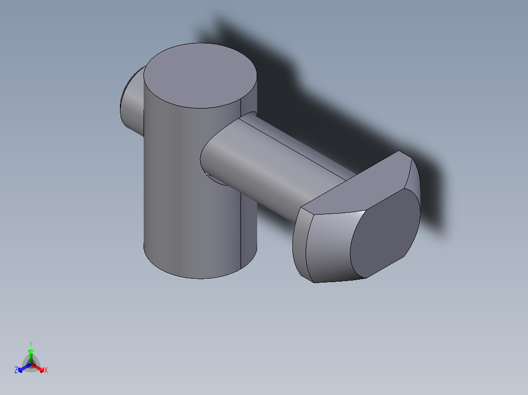 型材-BR 8-8 90_QUICK CONNECTOR KJN535465正等轴测图
