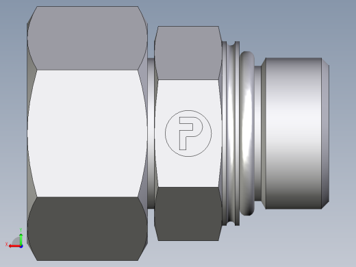卡套式工业通用硬管接头EO_Swivel_connector_EGEO18LMCF后视缩略图