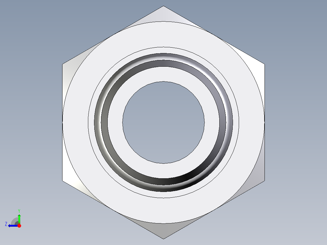 卡套式工业通用硬管接头EO_Swivel_connector_EGEO18LMCF右视图