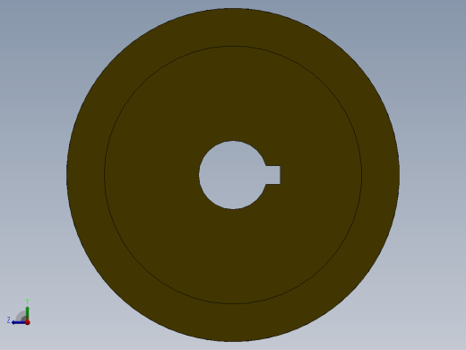 五重皮带轮--sw三维 3d模型设计图右视缩略图