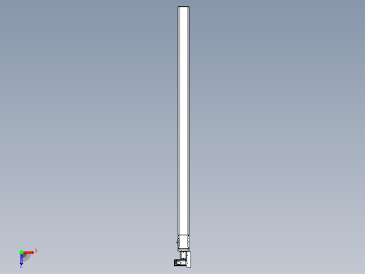 同步带全封闭直线模组TPA-HCB-105D-90-L2100-MR-Y-P20-N3俯视缩略图