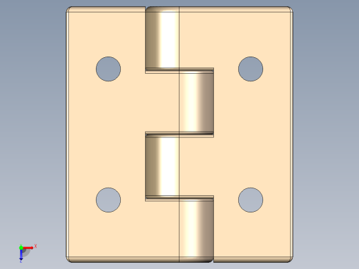 型材-KJN 20X20 CONDUCTIVE HINGE 3842544525俯视缩略图