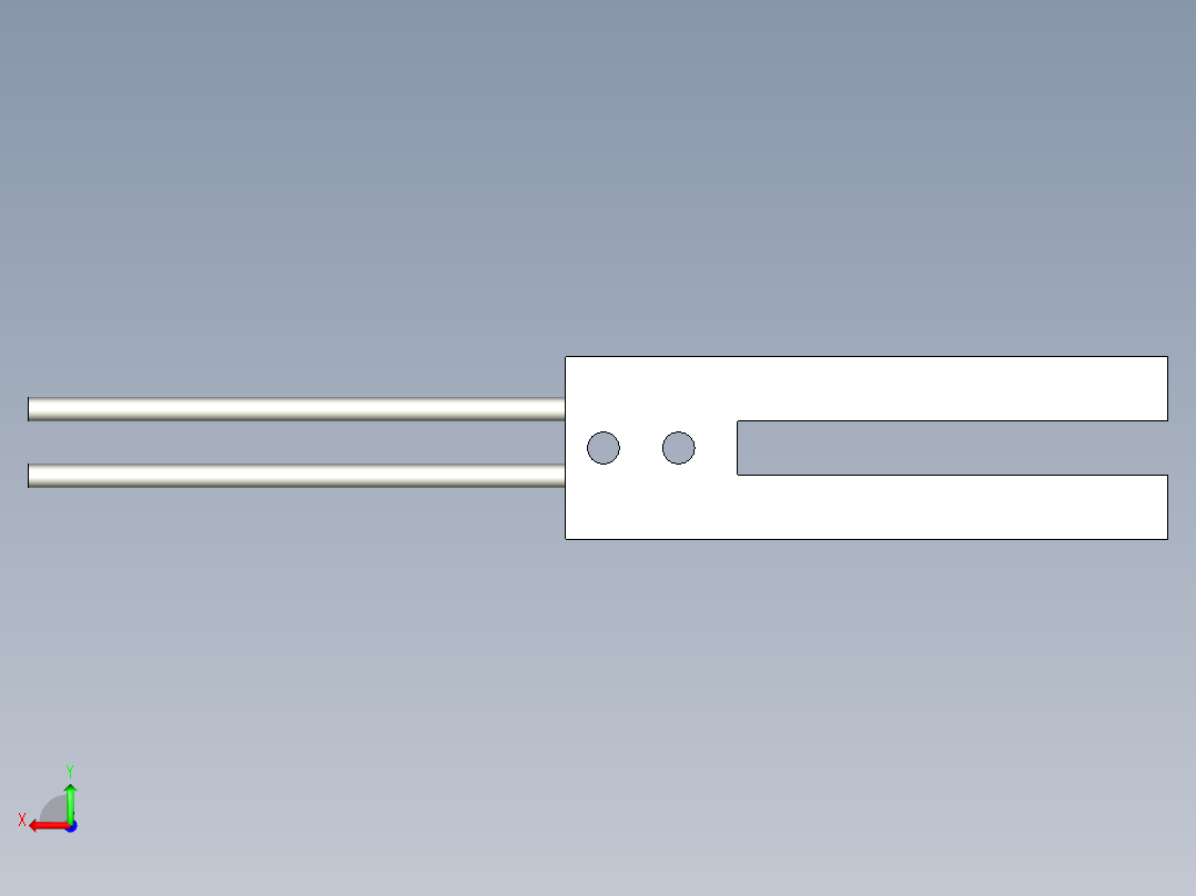 槽型光纤FT-U86后视图