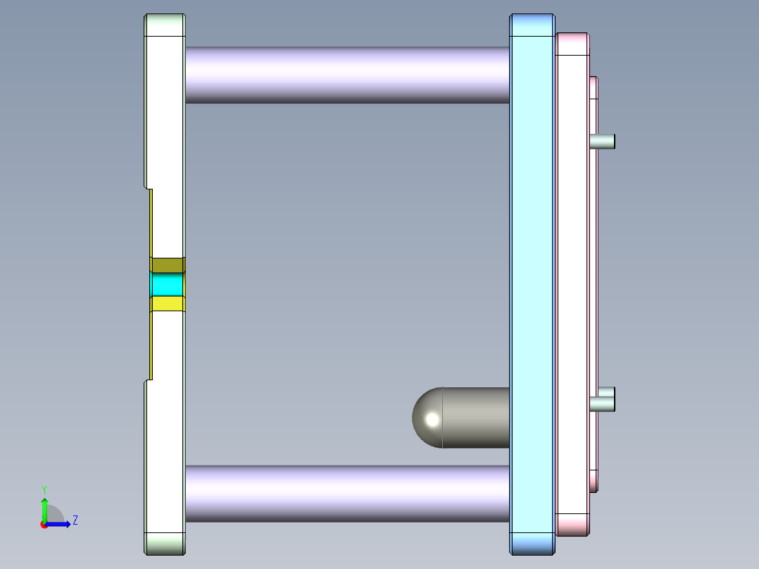 KOLLUR-LCD-COVER-CNC2-ZJ左视图