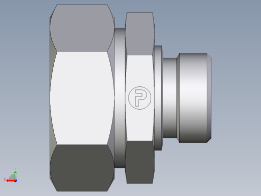 卡套式工业通用硬管接头EO_Male_Stud_connector_GE42LR171后视缩略图