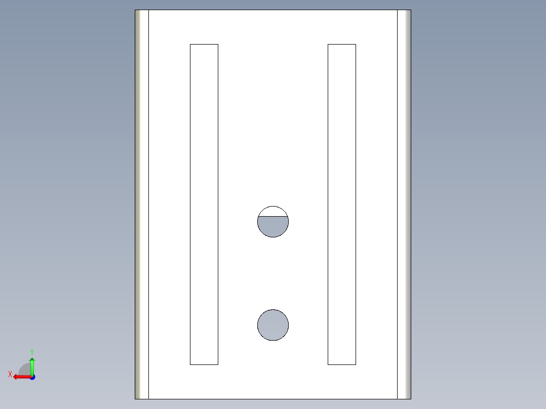 自動滑動張力器HAST-3D多系列多零件图纸模型后视图