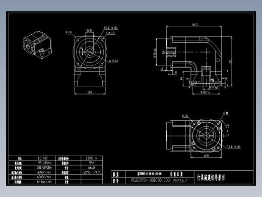 斜齿孔ZPGH090-L1 19-80-100-M6.DXF