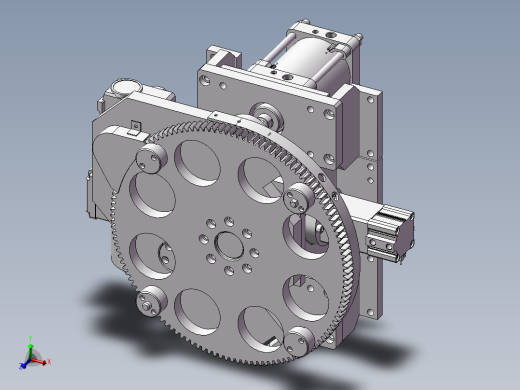 托盘抬升装置及旋转装置-回转台抬升装置
